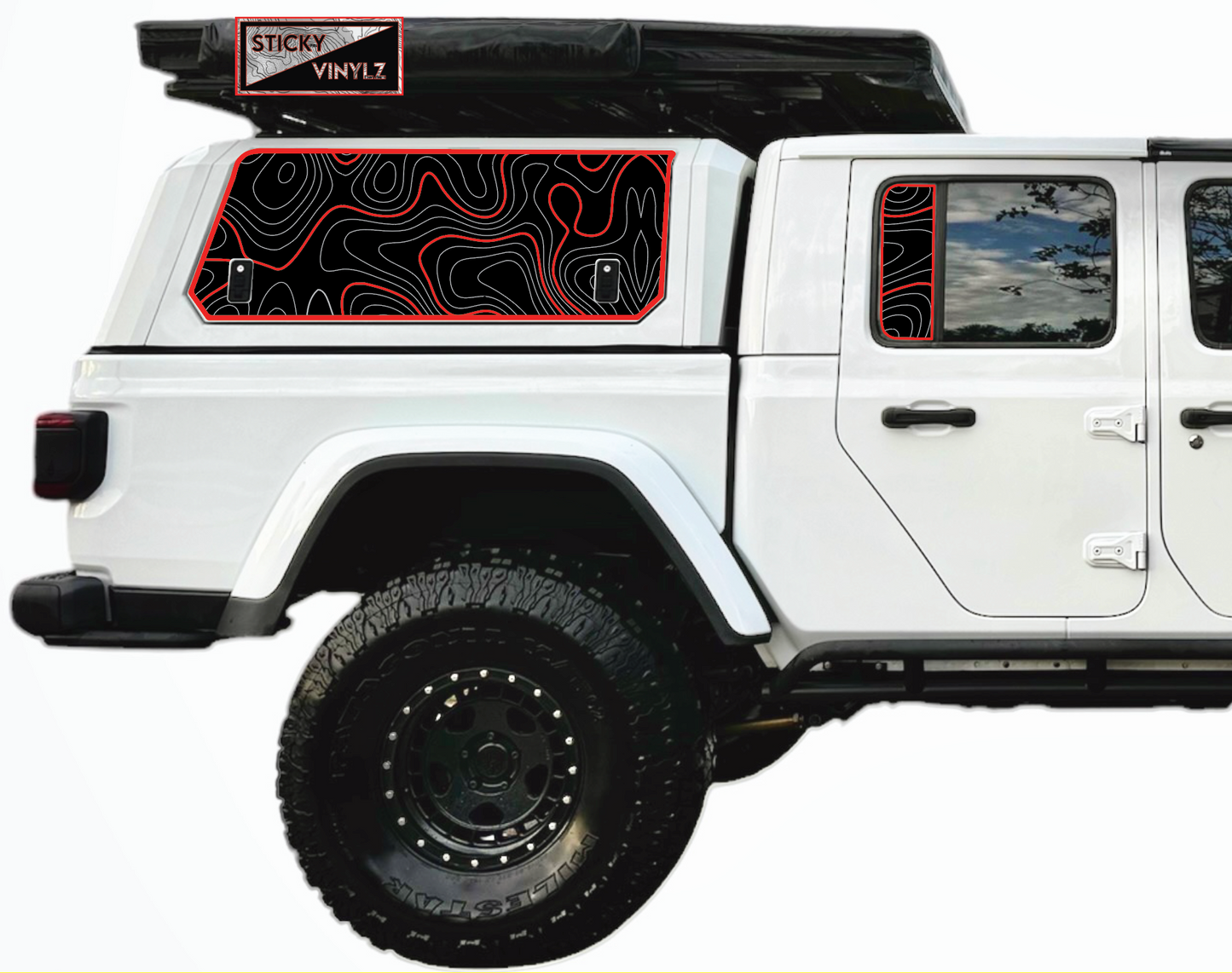 Gladiator Rear Static Window Insert