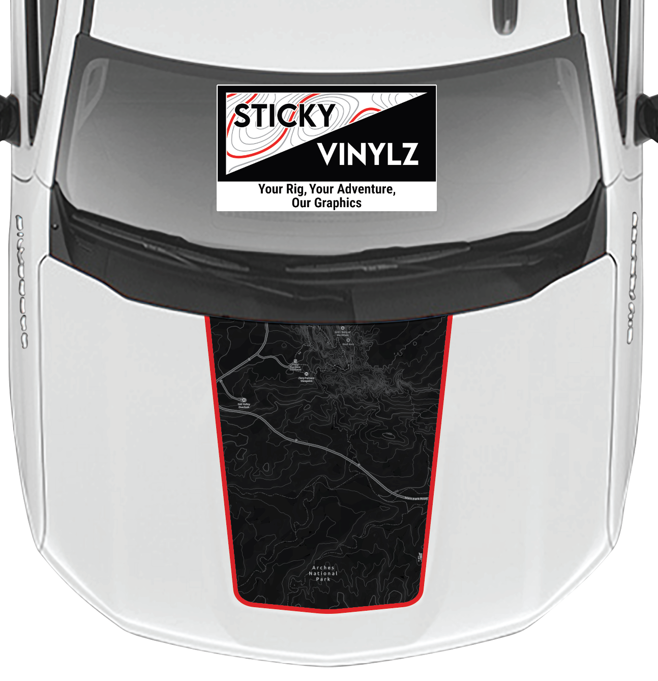 Hood Top Insert, Chevy Silverado 2019+