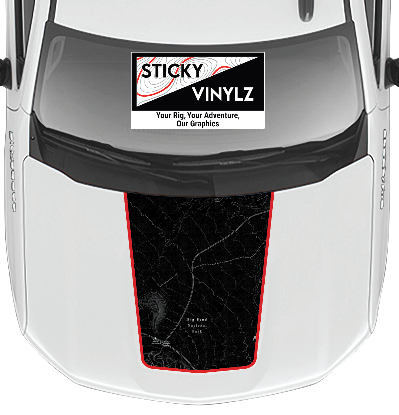 Hood Top Insert, Chevy Silverado 2019+