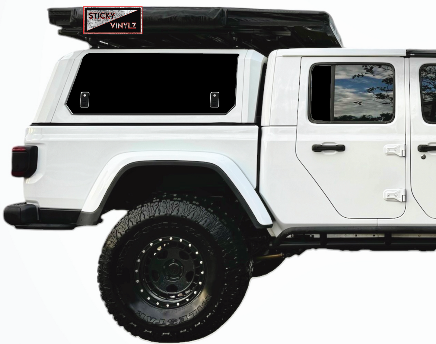 Gladiator Rear Static Window Insert