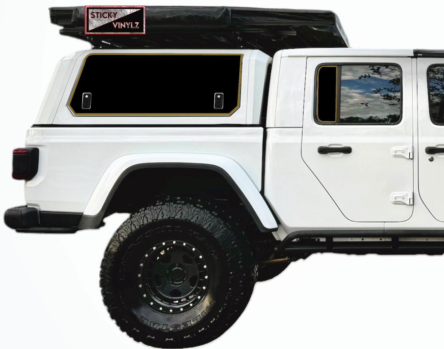 Gladiator Rear Static Window Insert