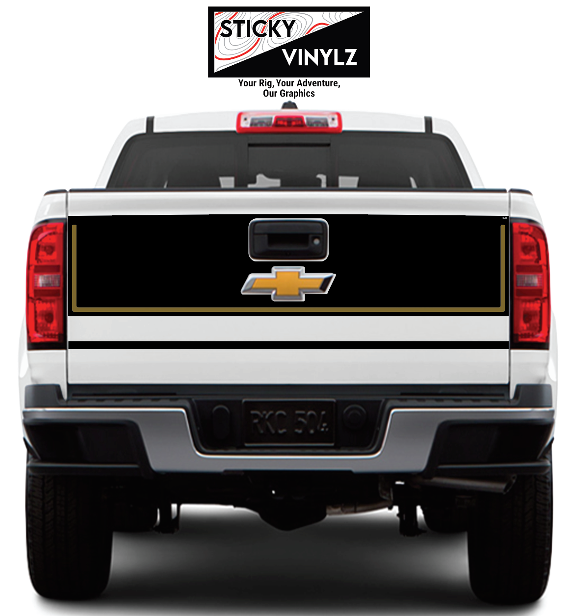 Tailgate Wrap Kit, Chevy Colorado 2015 - 2022