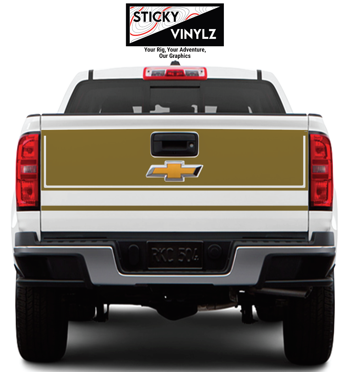 Tailgate Wrap Kit, Chevy Colorado 2015 - 2022
