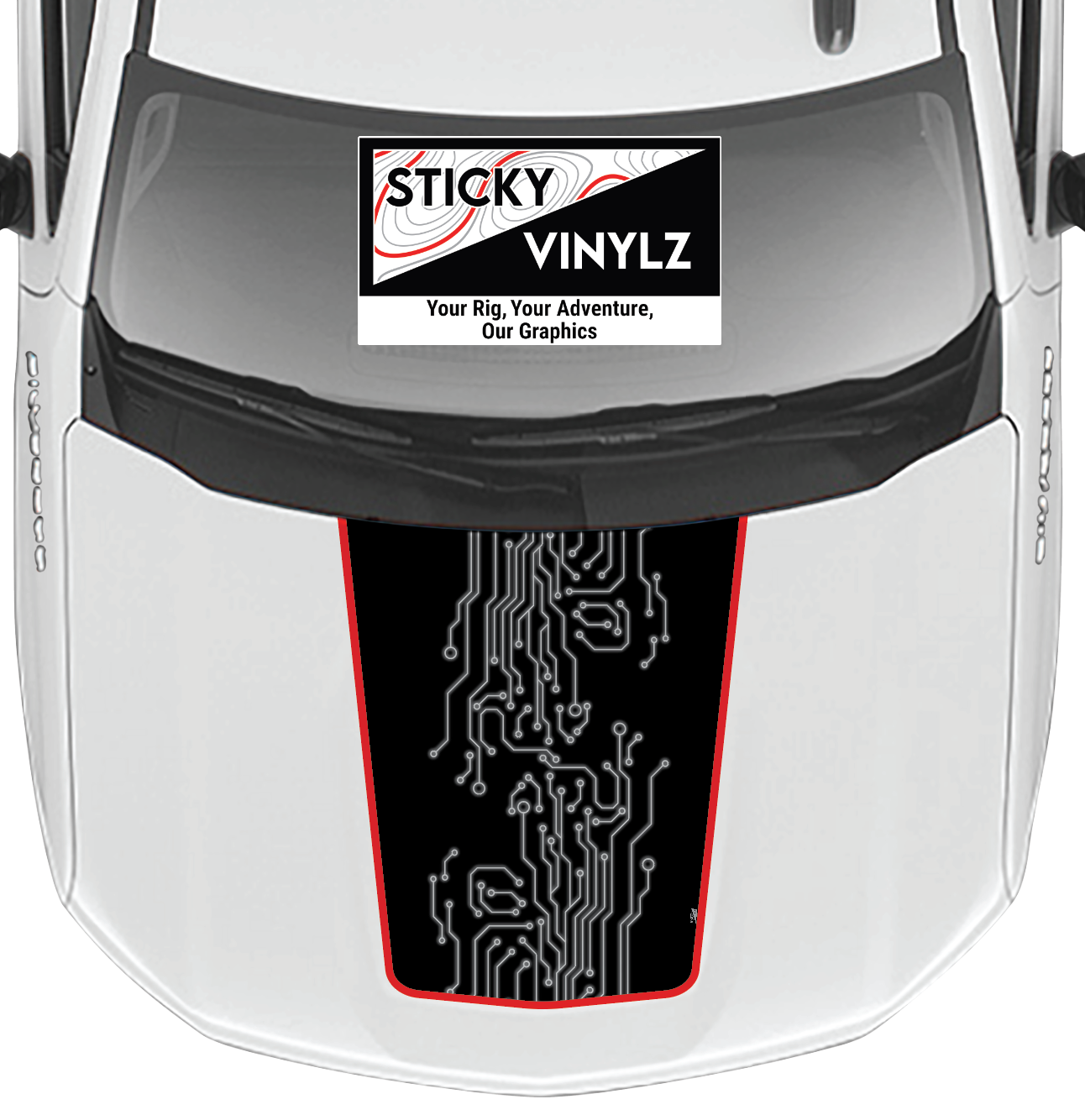 Hood Top Insert, Chevy Silverado 2019+