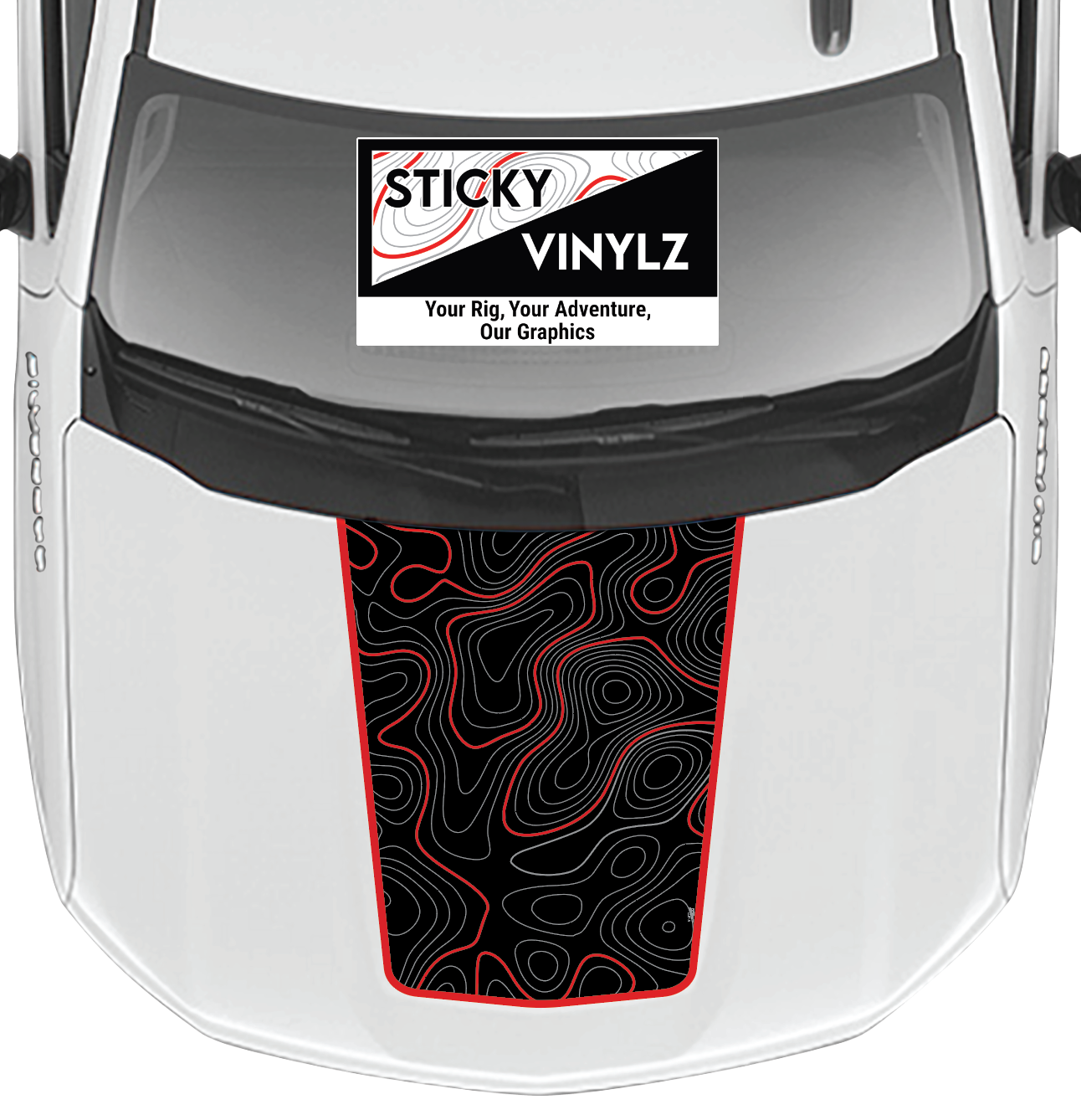 Hood Top Insert, Chevy Silverado 2019+