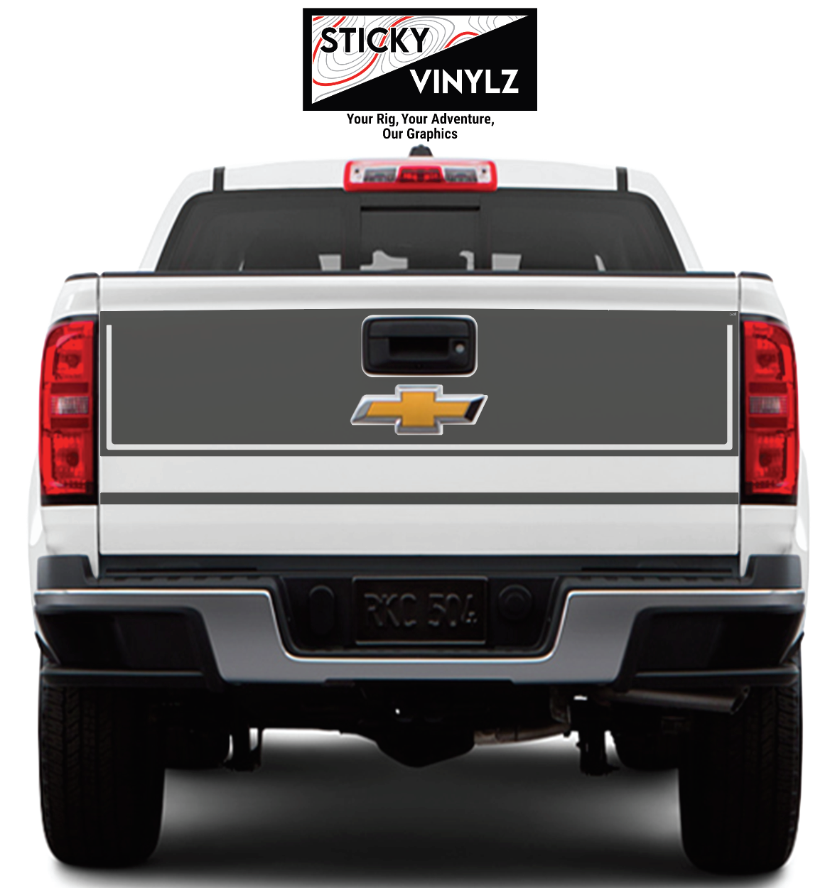 Tailgate Wrap Kit, Chevy Colorado 2015 - 2022
