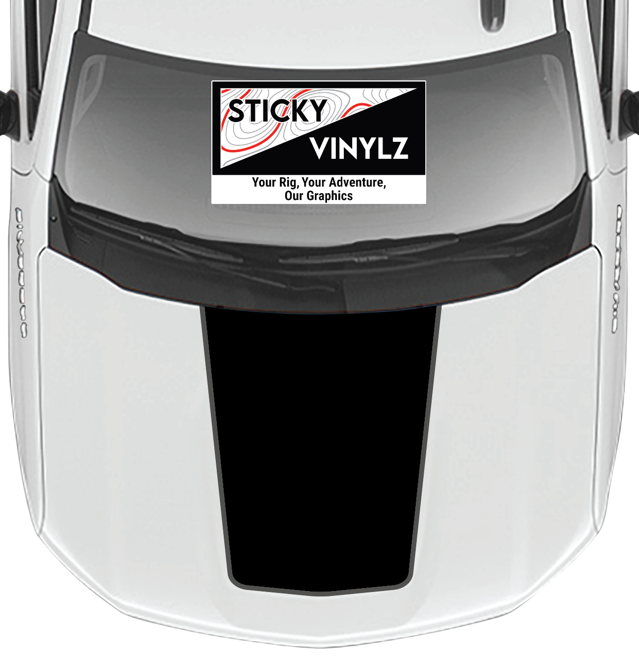 Hood Top Insert, Chevy Silverado 2019+