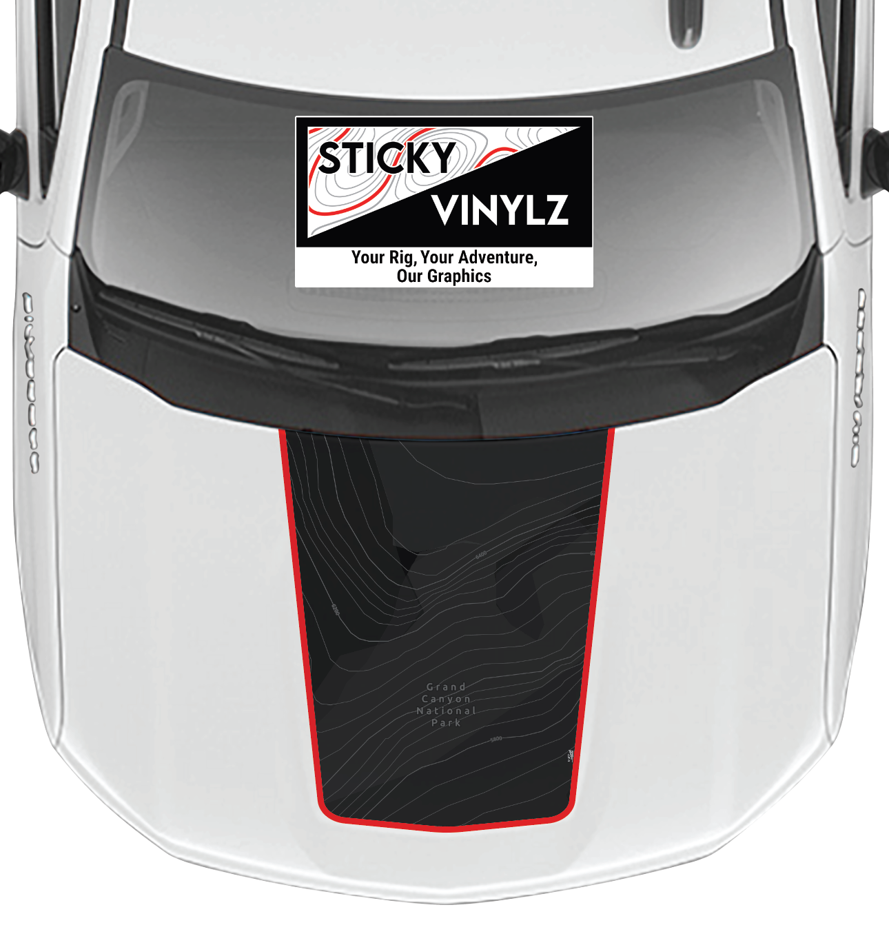 Hood Top Insert, Chevy Silverado 2019+