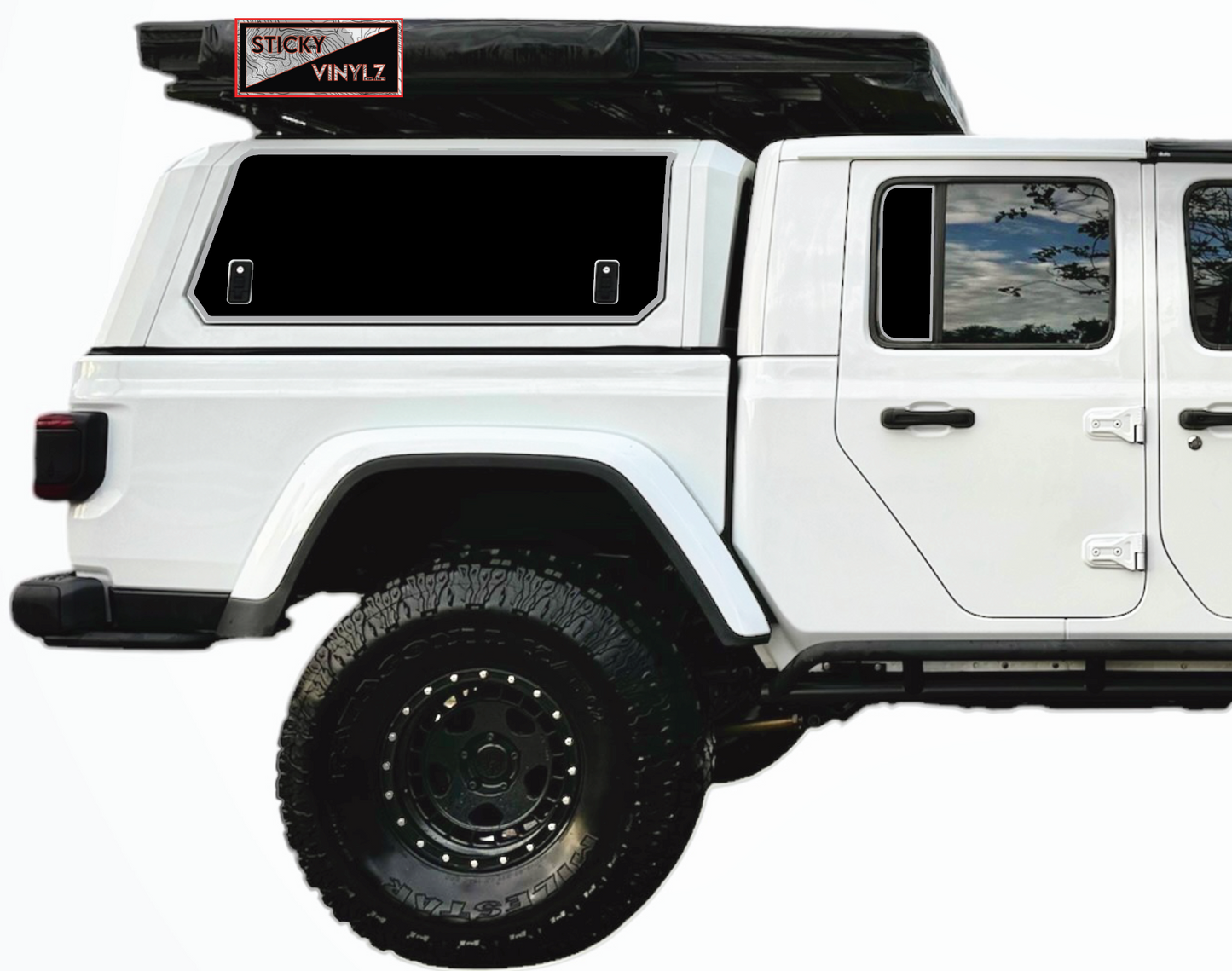 Gladiator Rear Static Window Insert