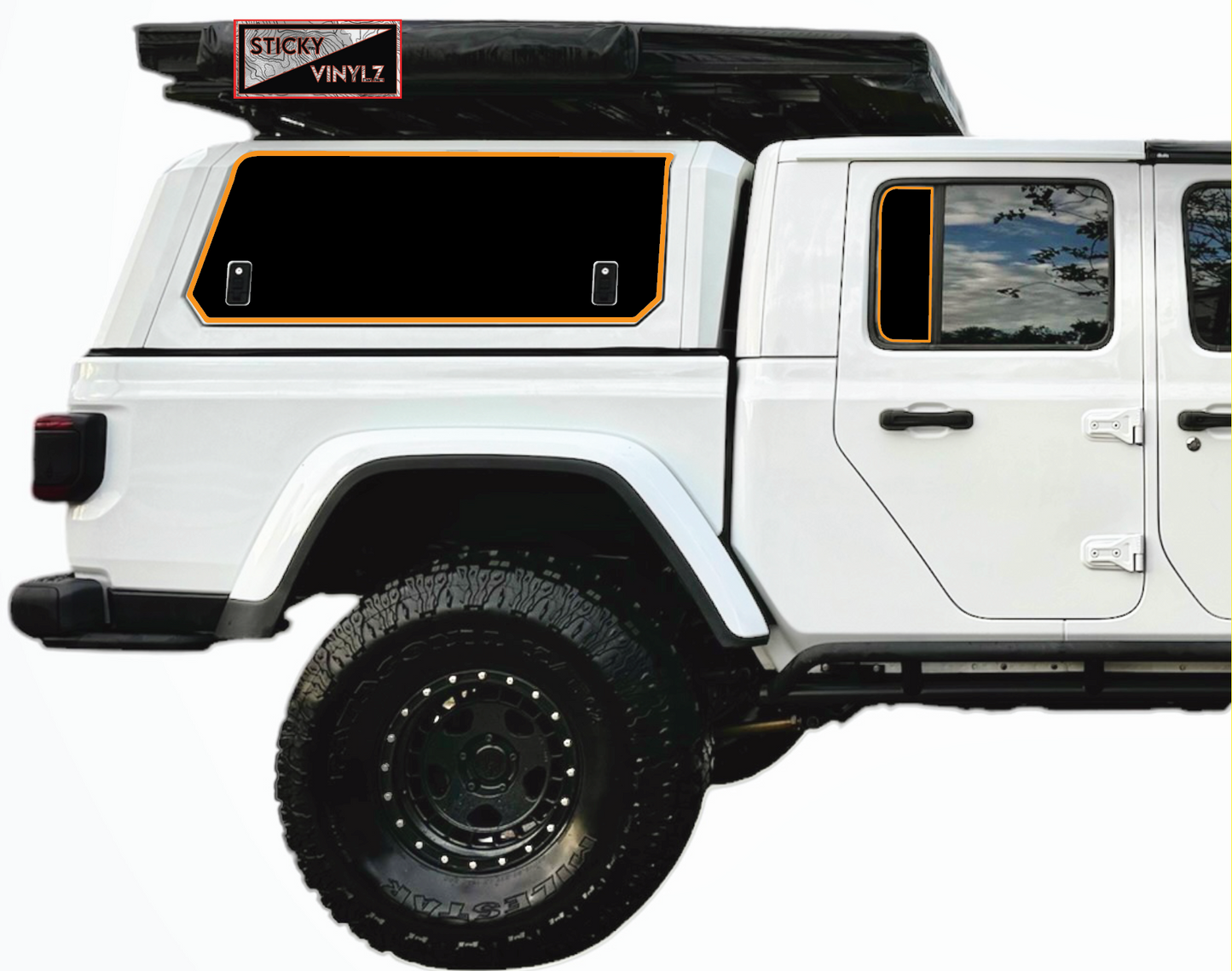 Gladiator Rear Static Window Insert