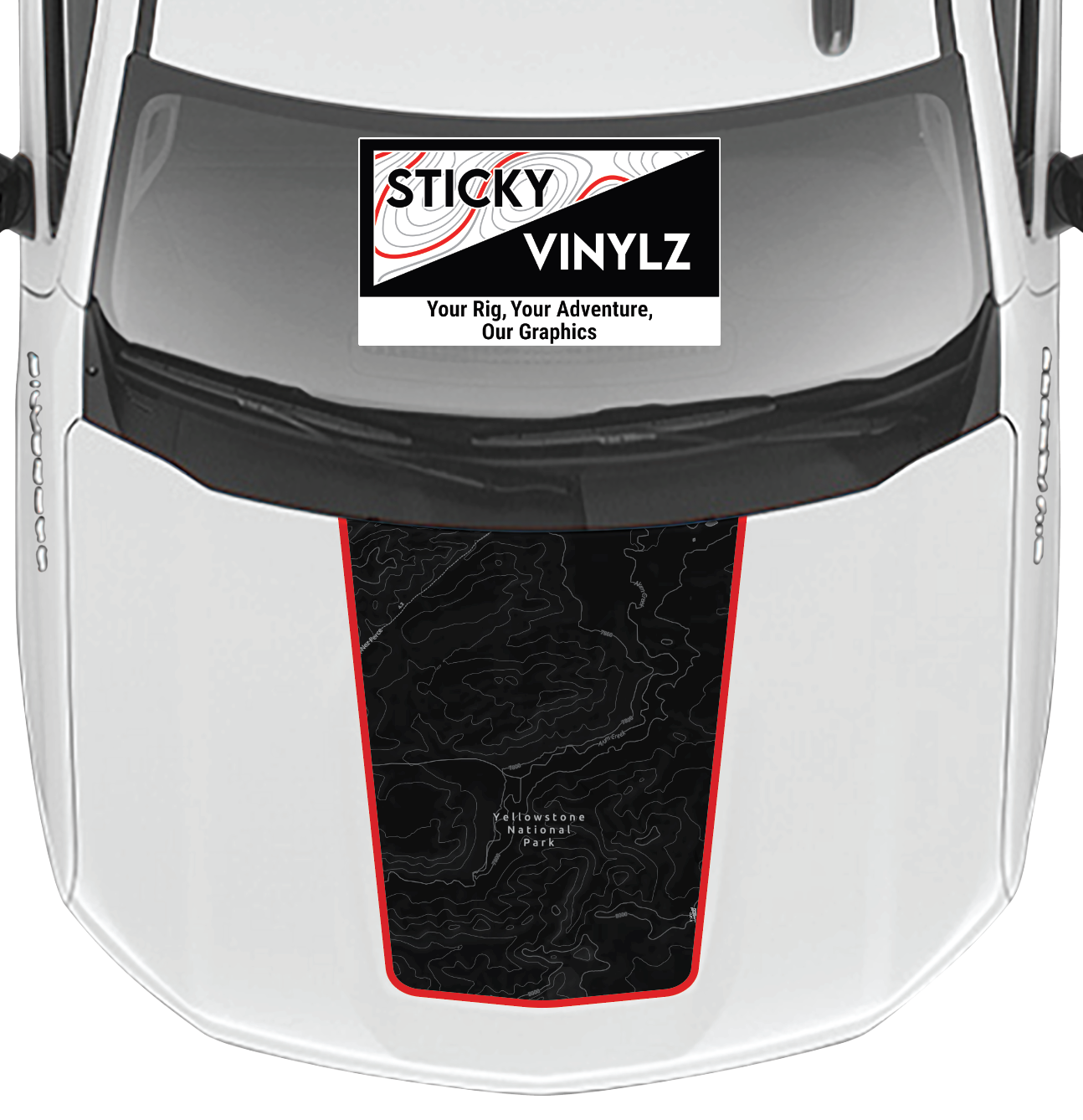 Hood Top Insert, Chevy Silverado 2019+